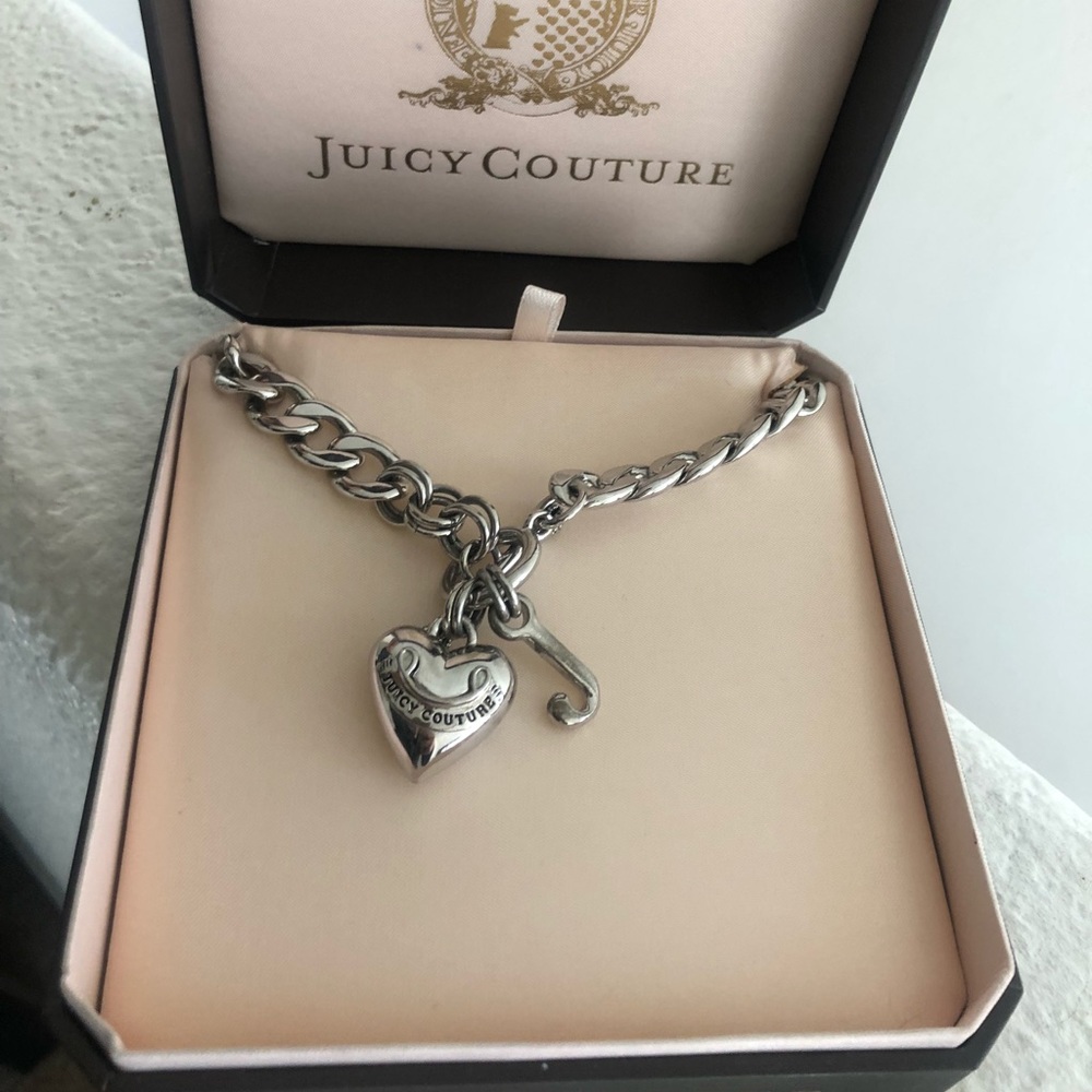 Juicy Couture silver chain necklace